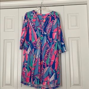 Lilly pulitzer Ali dress xl out to sea